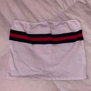 (worn once) white tub top